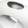 FLORERO OVALADO DECO 23CM COLOR BLANCO....., FLORERO OVALADO DECO 23CM COLOR BLANCO
