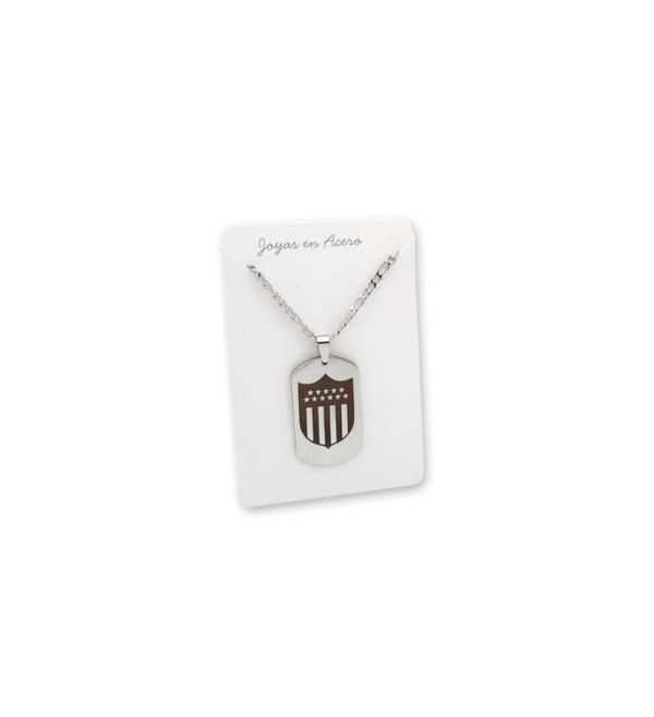 CONJUNTO ACERO CADENA Y DIJE PEÑAROL Y NACIONAL