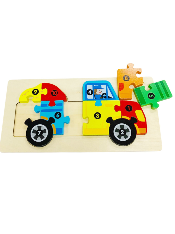 l (19) Puzzle camión Madera