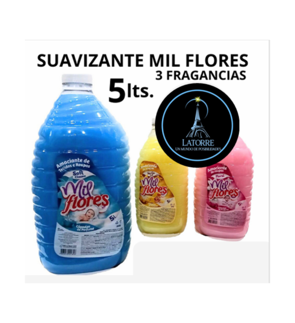 SUAVIZANTE MIL FLORES 5 LTS