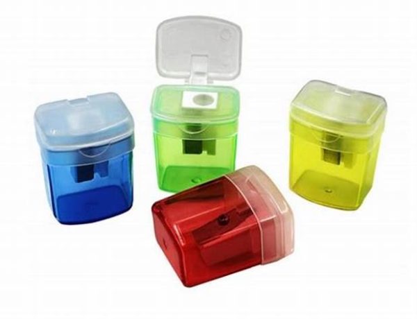 swwacapuntas con deposito SACAPUNTAS RECTANGULAR CON DEPOSITO