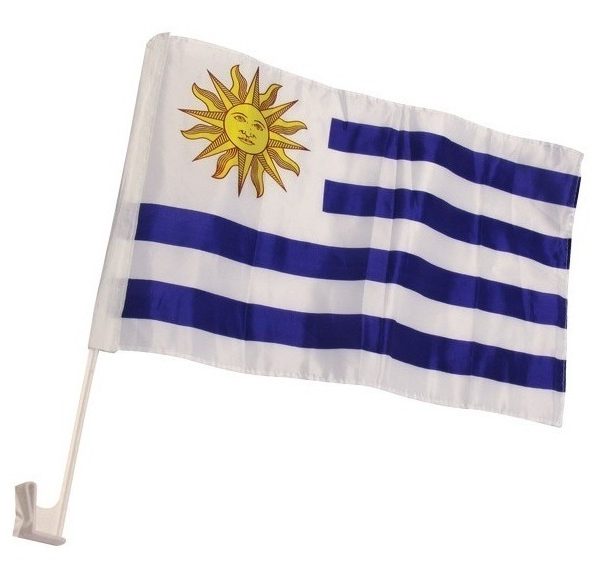 Bandera para auto Uruguay Bandera para auto Uruguay