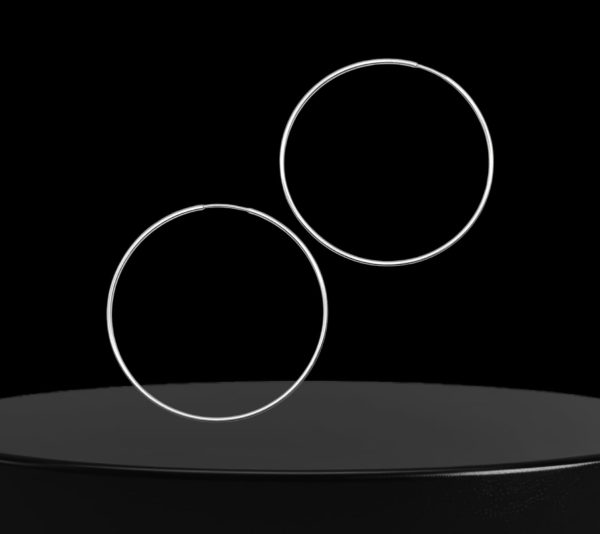 CARAVANA AROS ENCHAPADOS EN PLATA