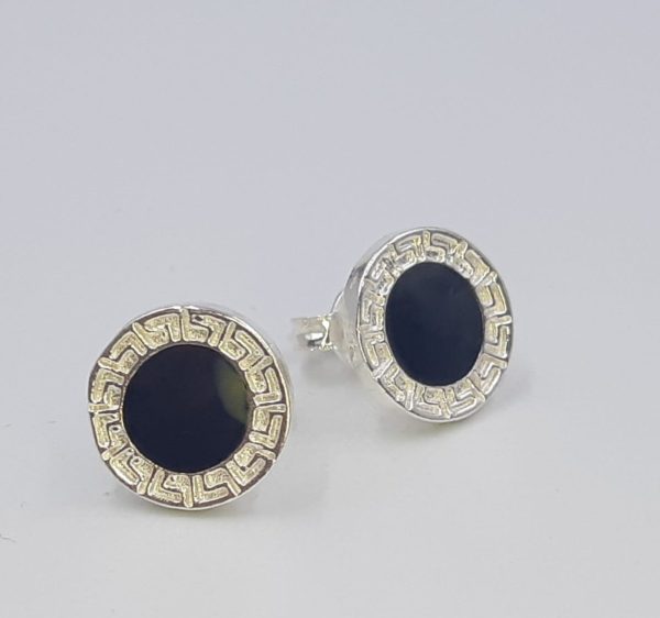 CARAVANAS ENCHAPADAS PLATA CENTRO NEGRO