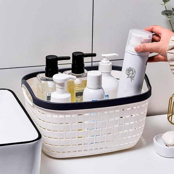 CESTO 36X25X18 CM PLASTICO CALADO MULTIUSO