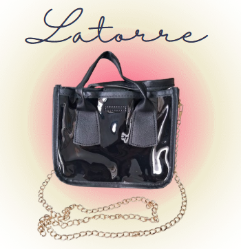 Cartera MiniBag Baby Charol Negro