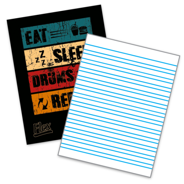 Cuadernos Papiros Flex Doble Raya 48 hojas