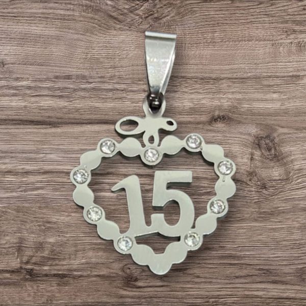 DIJE 15 CORAZON DE ACERO