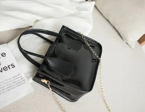 Cartera MiniBag Baby Charol Negro