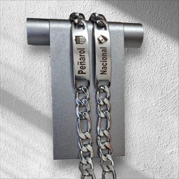 PULSERA NACIONAL ACERO QUIRURGICO
